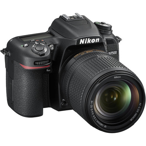 Combo Cámara Nikon D7500 + Lente 18-140 + Memoria 64GB + Estuche