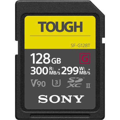 Tarjeta de Memoria SDXC Sony TOUGH Serie SF-G 128GB UHS-II (V90)