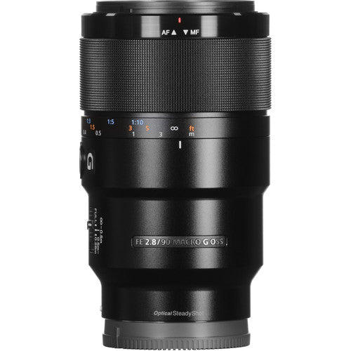 Lente Sony FE 90mm f/2.8 Macro G OSS – Objetivo Macro Profesional de Alta Resolución con Estabilización Óptica para Montura E