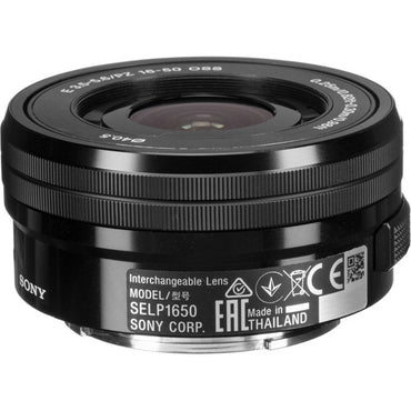 Lente Sony E PZ 16-50mm f/3.5-5.6 OSS  – Zoom Retráctil Motorizado Compacto con Estabilizador Óptico para Montura E (APS-C)