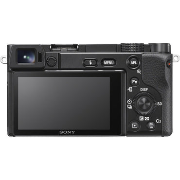 Cámara Sony Alpha a6100 Mirrorless Kit 16-50mm + Memoria 64GB + Estuche Profesional