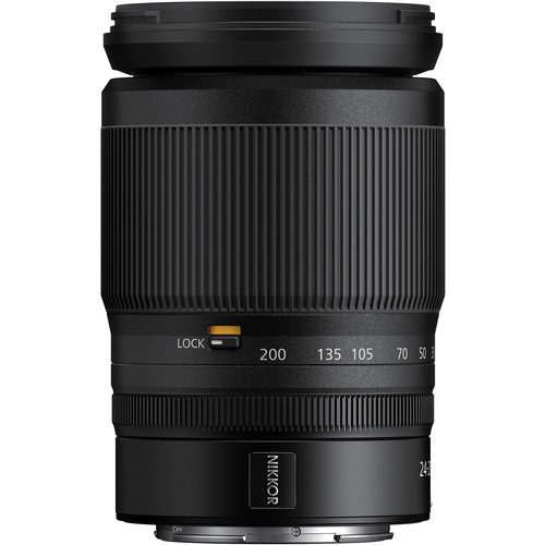 Lente Zoom Todo en Uno Nikon NIKKOR Z 24 200mm f4 6.3 VR | Objetivo Todoterreno de Formato Completo para Viajes, Fotografía de Paisajes y Producción de Video Profesional