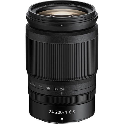 Lente Zoom Todo en Uno Nikon NIKKOR Z 24 200mm f4 6.3 VR | Objetivo Todoterreno de Formato Completo para Viajes, Fotografía de Paisajes y Producción de Video Profesional