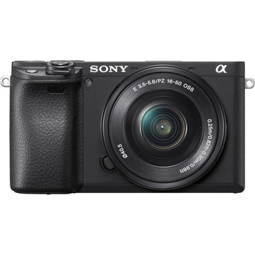Cámara Sony α6400 Mirrorless Kit 16-50mm – Sensor APS-C de 24.2 MP con Enfoque en Tiempo Real, Video 4K HDR y Pantalla Abatible para Vlogs