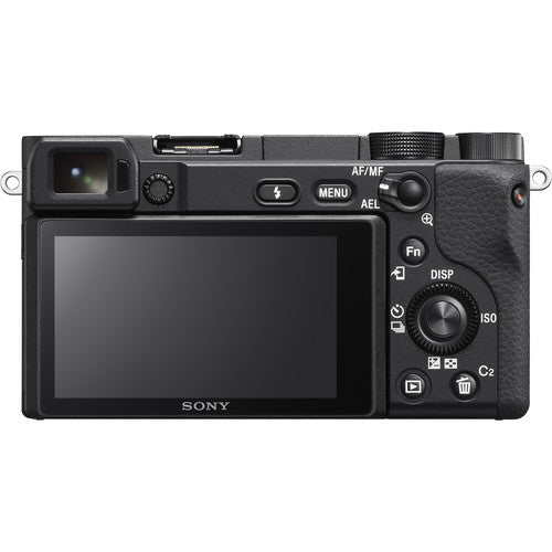 Combo Cámara Sony Alpha A6400 Kit lente 16-50mm + Memoria 64GB + Estuche