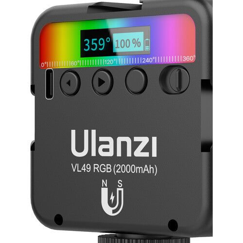 Luz Mini Ulanzi RGB Multicolor VL49