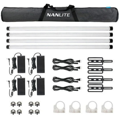 Nanlite PavoTube II 30XR RGBW Kit 4 Tubos LED | Control CRMX Profesional 120cm
