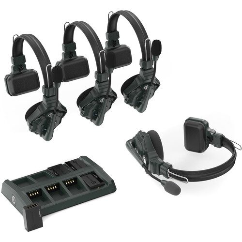 Sistema de Intercomunicador Inalámbrico Hollyland Solidcom C1 4S | Comunicación Full Duplex para Equipos de Producción