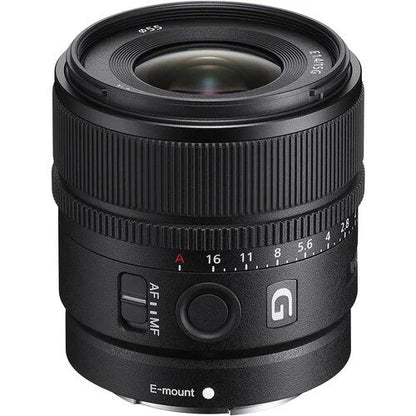 Sony E 15mm f1.4 G – Lente Gran Angular Luminoso para Montura E (APS-C)