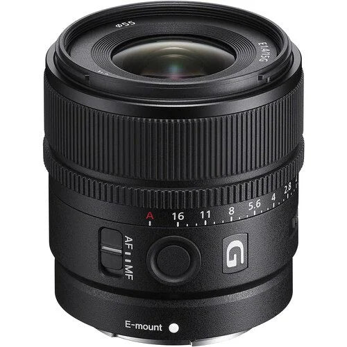 Sony E 15mm f1.4 G – Lente Gran Angular Luminoso para Montura E (APS-C)