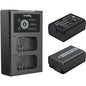 Kit de 2 Baterías NP-FW50 + Cargador Doble Inteligente – Pack de Energía para Cámaras Sony Alpha