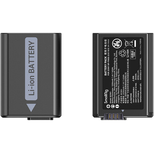 Cargador doble con 2 baterías SmallRig NP-FW50