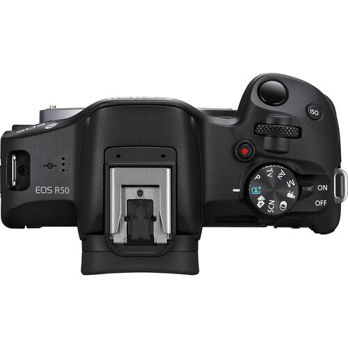 Combo Canon Eos R50 Kit 18-45 + Memoria 64GB+ Estuche