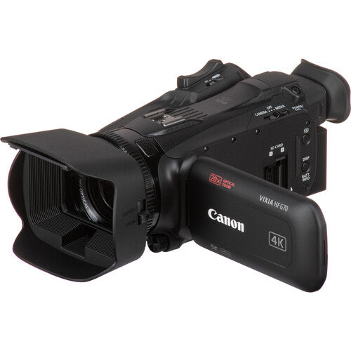 Canon VIXIA HF G70 - Videocámara Profesional 4K con Zoom Óptico 20x y Enfoque Avanzado