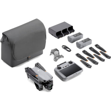DJI Air 3S Fly More Combo RC- 2 – Dron de Doble Cámara 4K con Sensor de 1" y Detección de Obstáculos Nocturna