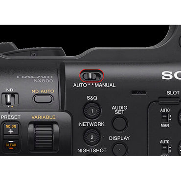 Sony HXR-NX800 - Videocámara Profesional 4K HDR con Sensor CMOS Exmor RS y Enfoque por IA