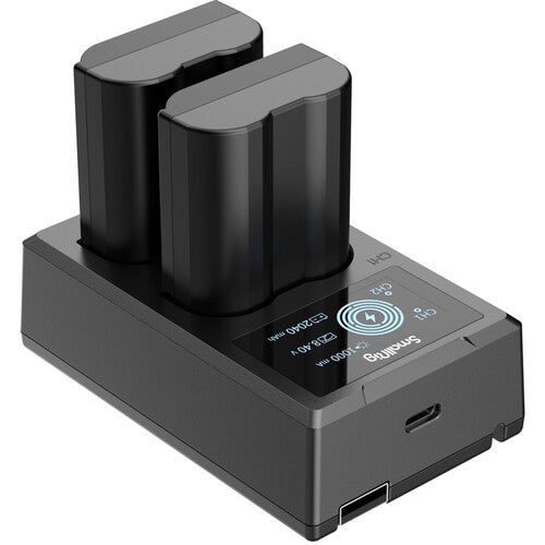 Kit de 2 Baterías EN-EL15c con Cargador Doble LCD – SmallRig 3820B