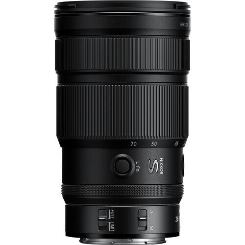 Lente Nikon Z 24-70mm apertura 2.8 S II