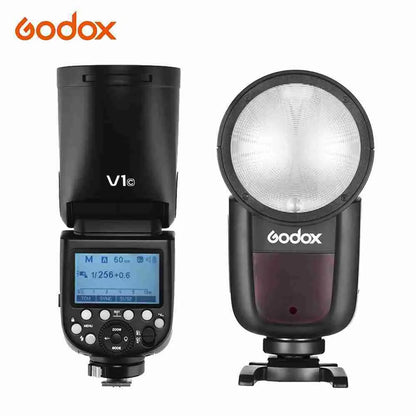 Flash Godox V1 C para Canon con Cabezal Redondo
