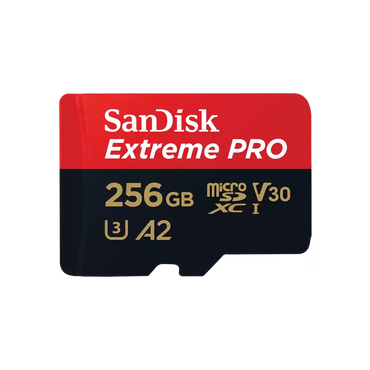 Tarjeta de Memoria MicroSDXC SanDisk Extreme Pro 256GB - 200MB/s - V30 UHS-I U3 4K UHD