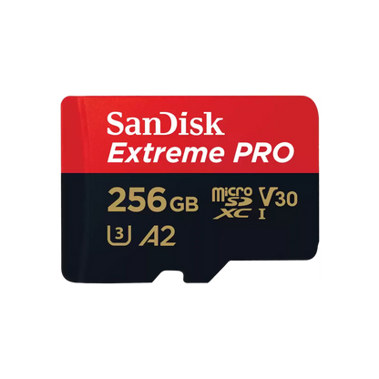 Tarjeta de Memoria MicroSDXC SanDisk Extreme Pro 256GB - 200MB/s - V30 UHS-I U3 4K UHD