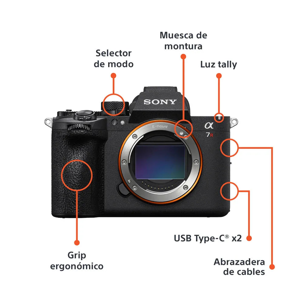 Cámara Sony Alpha 7R VI (Cuerpo)