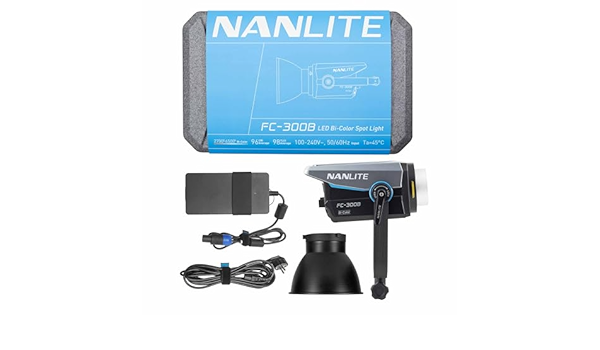 Nanlite FC-300B – Iluminador LED Bi-color de 350W Profesional con Montura Bowens