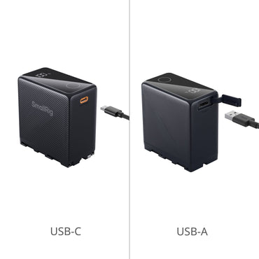 Batería Recargable USB C SmallRig para Cámara Tipo Sony NP F970