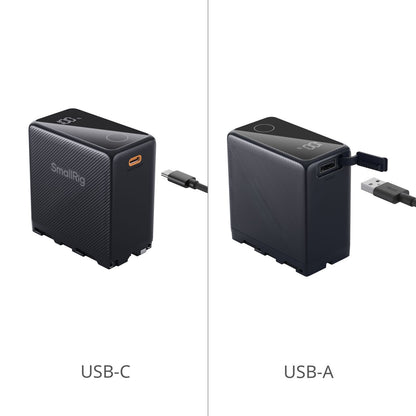 Batería Recargable USB C SmallRig para Cámara Tipo Sony NP F970