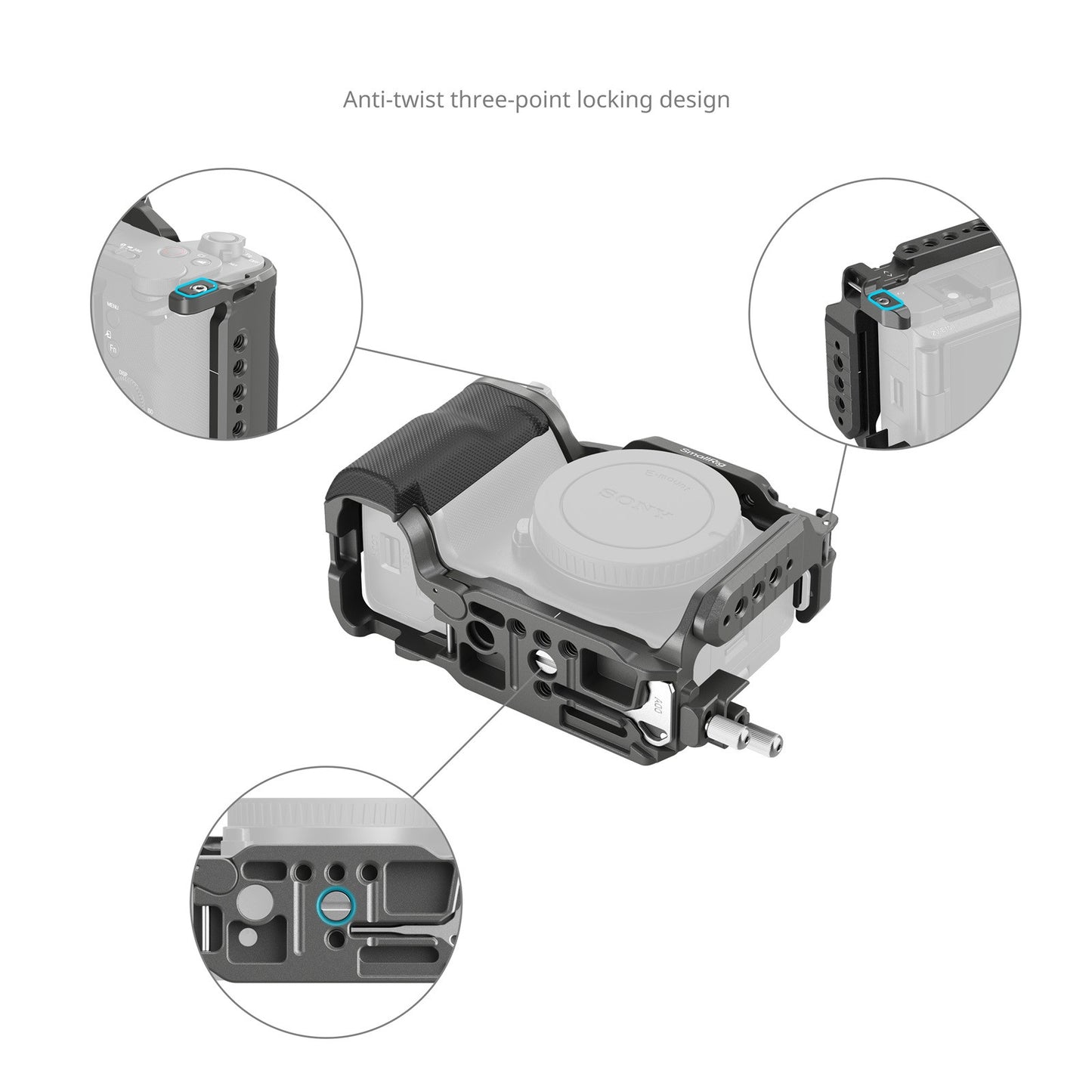 Kit de Jaula de Protección de Liberación Rápida HawkLock SmallRig 4949 | Armazón de Cine Profesional de Alta Velocidad