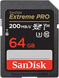 Memoria Micro SD SanDisk Extreme Pro de 64 GB | Tarjeta de Almacenamiento de Alto Rendimiento