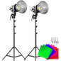 Luz LED GVM P80S II con Lente Óptico Pro – Foco de Iluminación Spot de 80W para Fotografía y Video