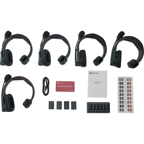 Hollyland SOLIDCOM SE 5S – INTERCOM INALÁMBRICO PROFESIONAL + Combo (Accesorios)