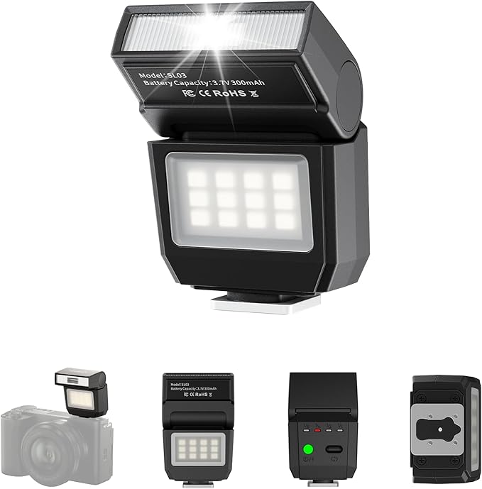 Mini flash Portátil Ulanzi SL03 Spark Lite | Sistema de Iluminación Compacto para Fotografía y Video