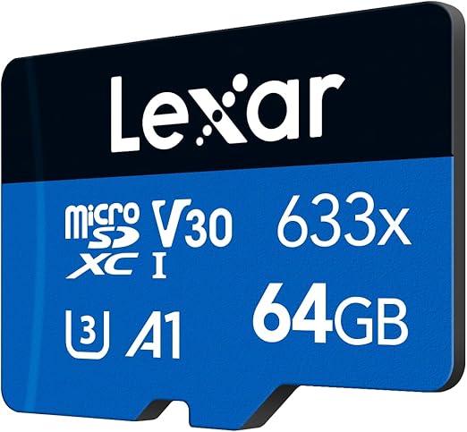 Lexar Micro 64 GB class 10 V30 633X U3