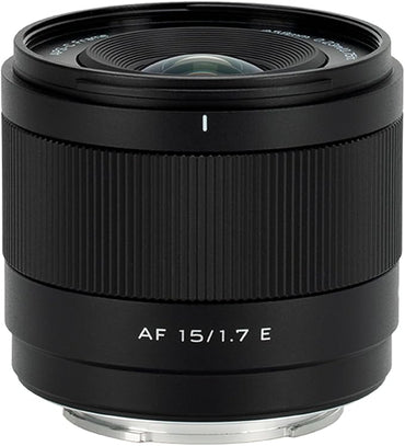 Lente Viltrox APS C AF 15 F 1.7 Montura E | Objetivo Fijo Gran Angular con Autoenfoque