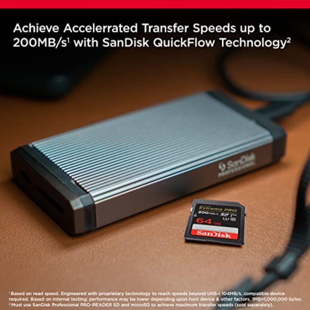 Memoria Micro SD SanDisk Extreme Pro de 64 GB | Tarjeta de Almacenamiento de Alto Rendimiento