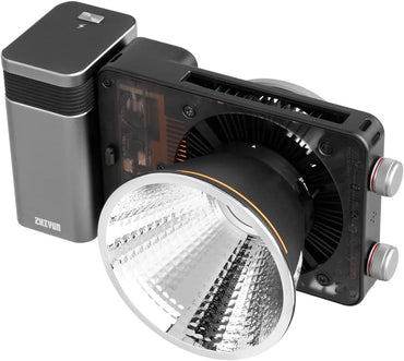 Zhiyun Molus X100 Pro – Kit de 100W Bicolor con Batería Grip, Softbox y Maleta de Transporte