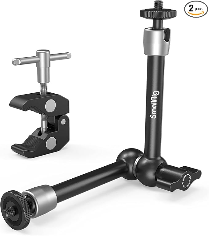 Brazo Mágico con Súper Pinza Tipo Cangrejo SmallRig | Kit de Montaje Universal