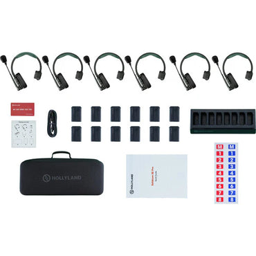 Hollyland Solidcom SE Pro 6S | Intercom Inalámbrico de 6 Usuarios con ENC