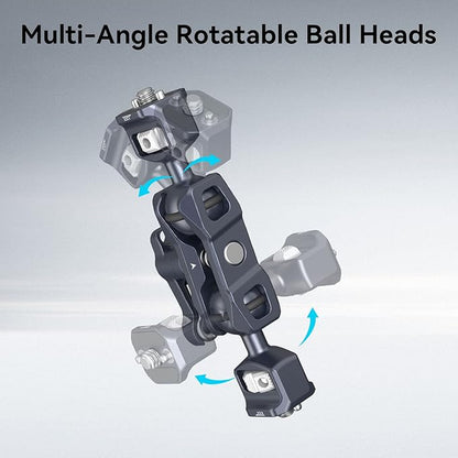 Brazo Mágico Articulado SmallRig 3873 con Cabezales de Bola Dobles | Soporte de Expansión Profesional