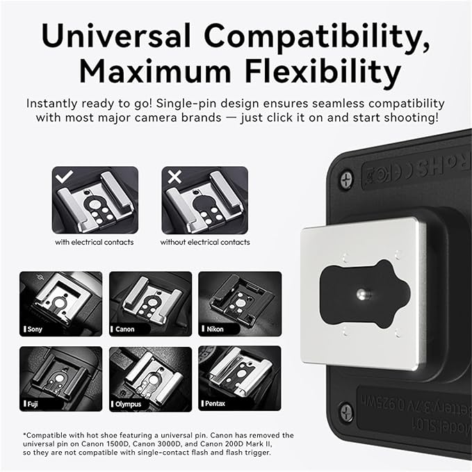 Mini flash Portátil Ulanzi SL03 Spark Lite | Sistema de Iluminación Compacto para Fotografía y Video