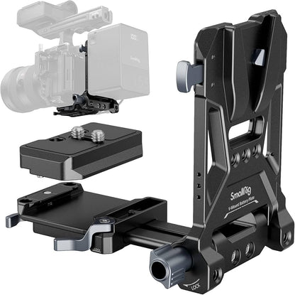Placa de Montaje de Liberación Rápida SmallRig 4046B para Baterías V-Mount