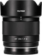 Lente Viltrox APS C AF 35 F 1.7 Montura E | Objetivo Fijo Estándar con Autoenfoque
