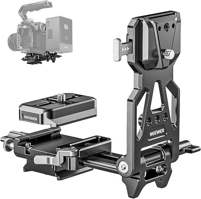 Placa de Batería V Mount en Forma de L Ligera Neewer | Soporte de Alimentación Profesional