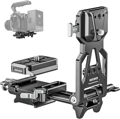 Placa de Batería V Mount en Forma de L Ligera Neewer | Soporte de Alimentación Profesional