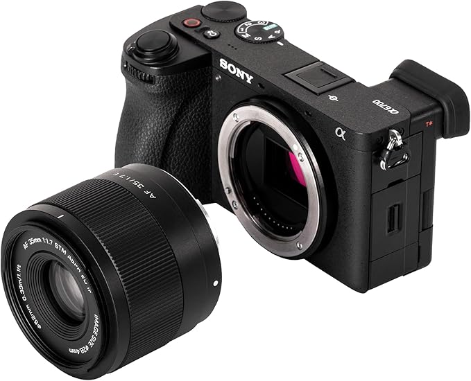 Lente Viltrox APS C AF 35 F 1.7 Montura E | Objetivo Fijo Estándar con Autoenfoque
