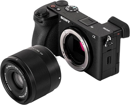 Lente Viltrox APS C AF 35 F 1.7 Montura E | Objetivo Fijo Estándar con Autoenfoque