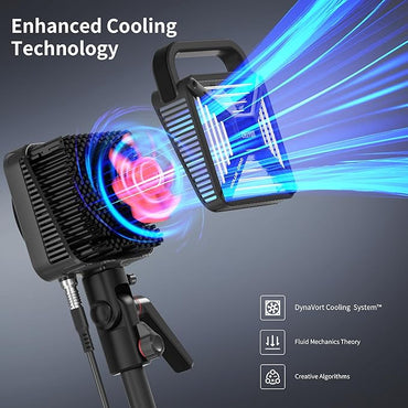 Zhiyun Molus G300 – Iluminador Profesional COB de 300W (Boost a 500W) con Control Externo