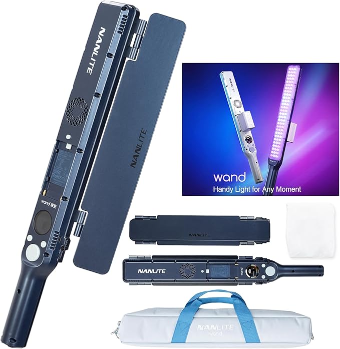 Tubo de Luz LED Nanlite PavoTube de 30 Vatios | Barra RGBWW Profesional para Video y Fotografía